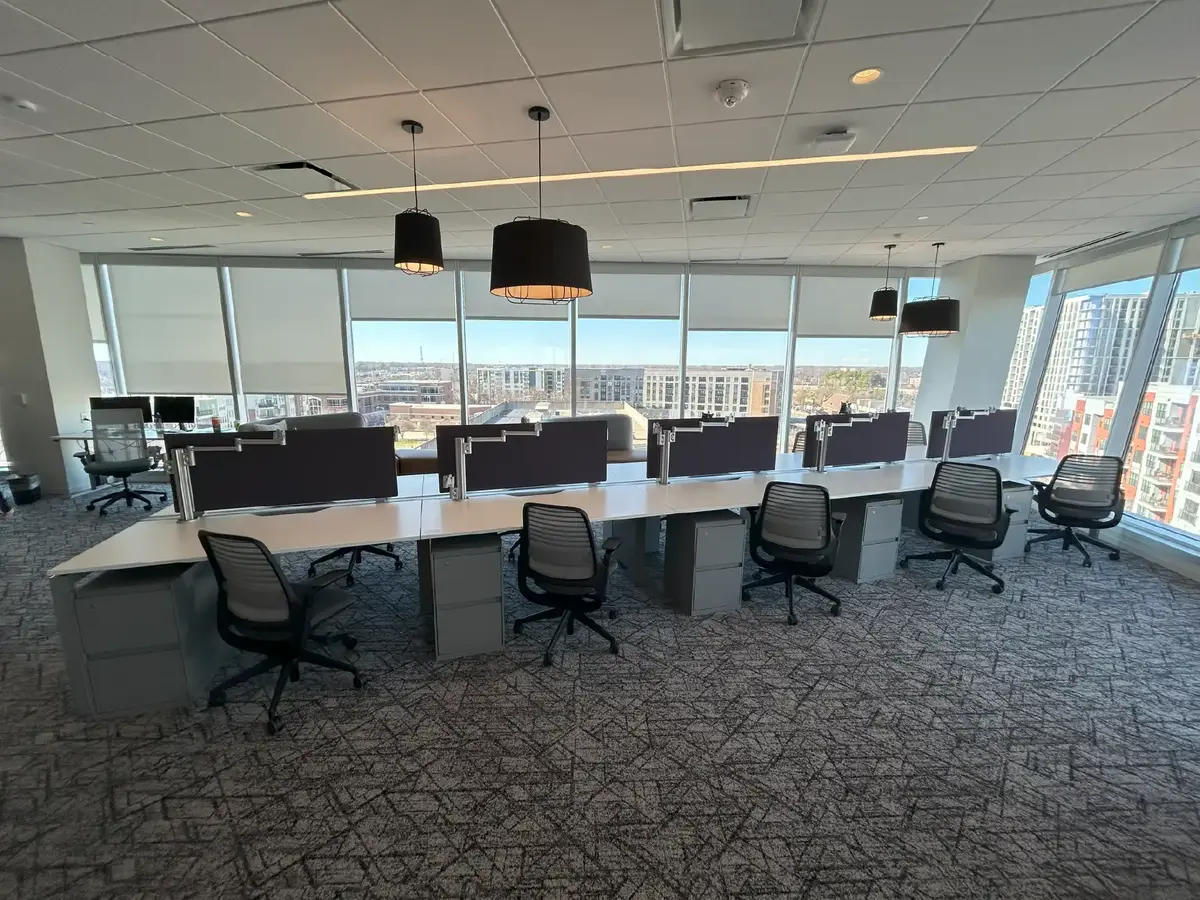 Grant Thornton office furniture installation project completed by Oracle Installation in Charlotte, NC
