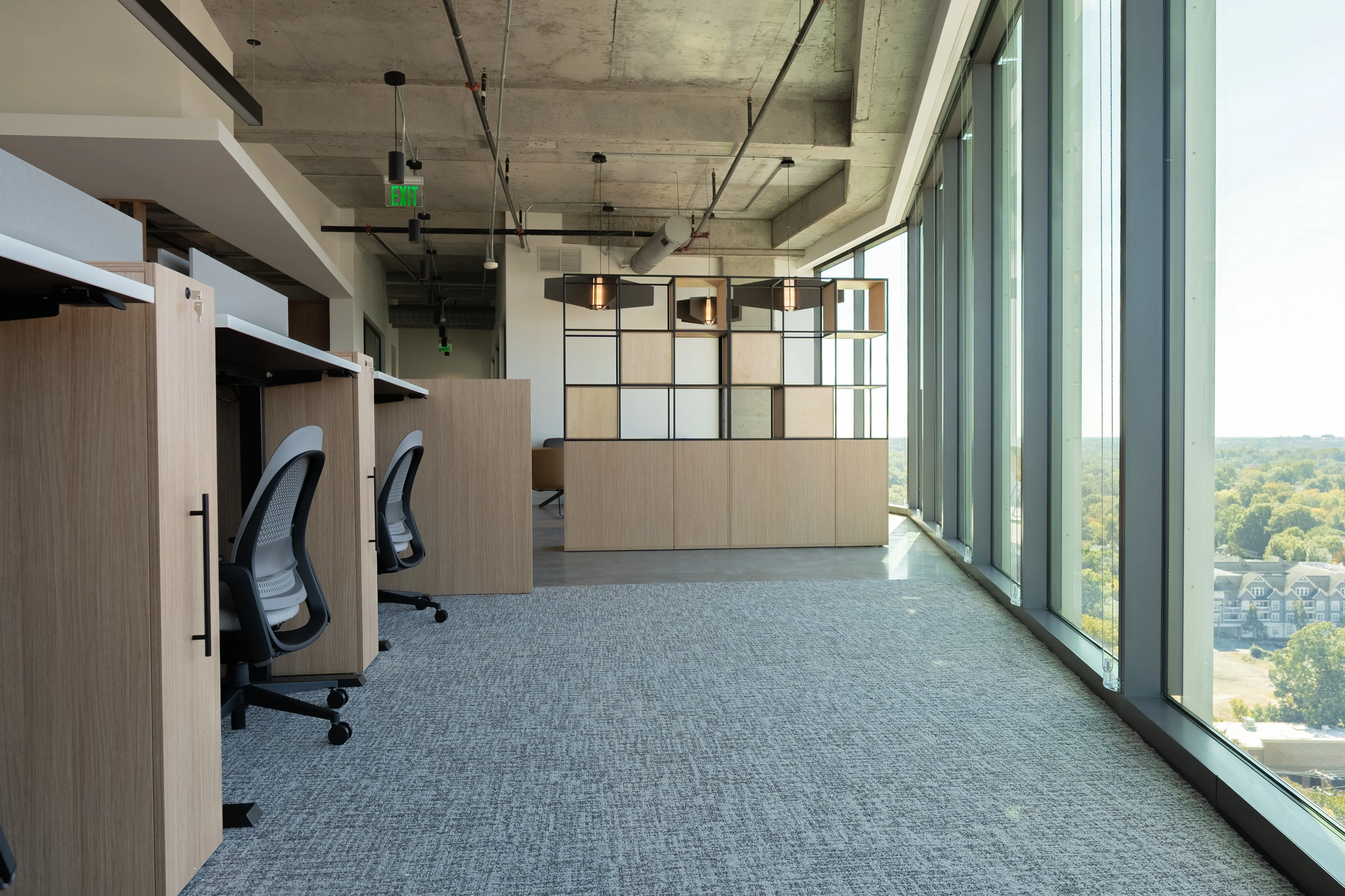 Haworth South End office furniture installation