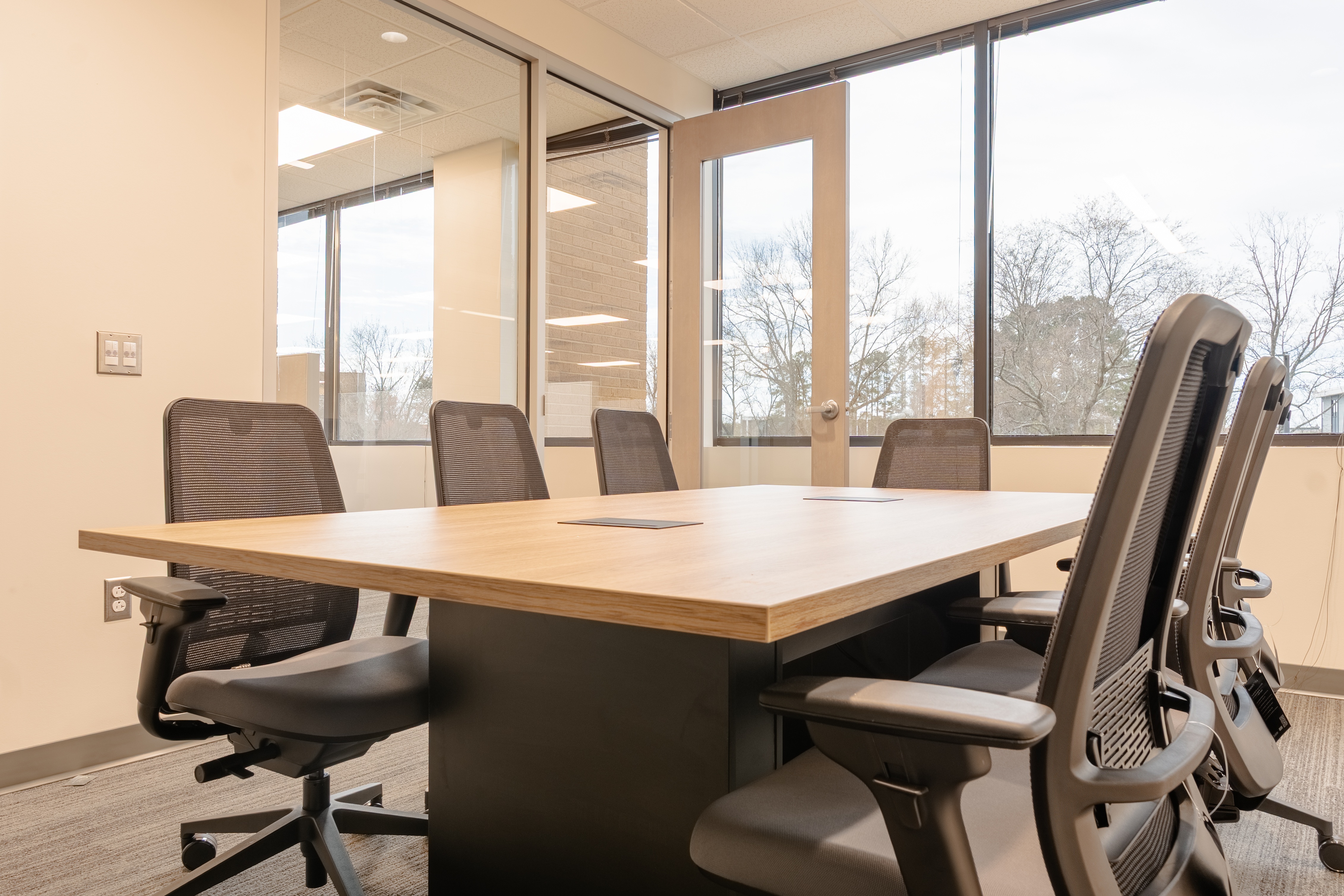 Installed Greenville office furniture and seating