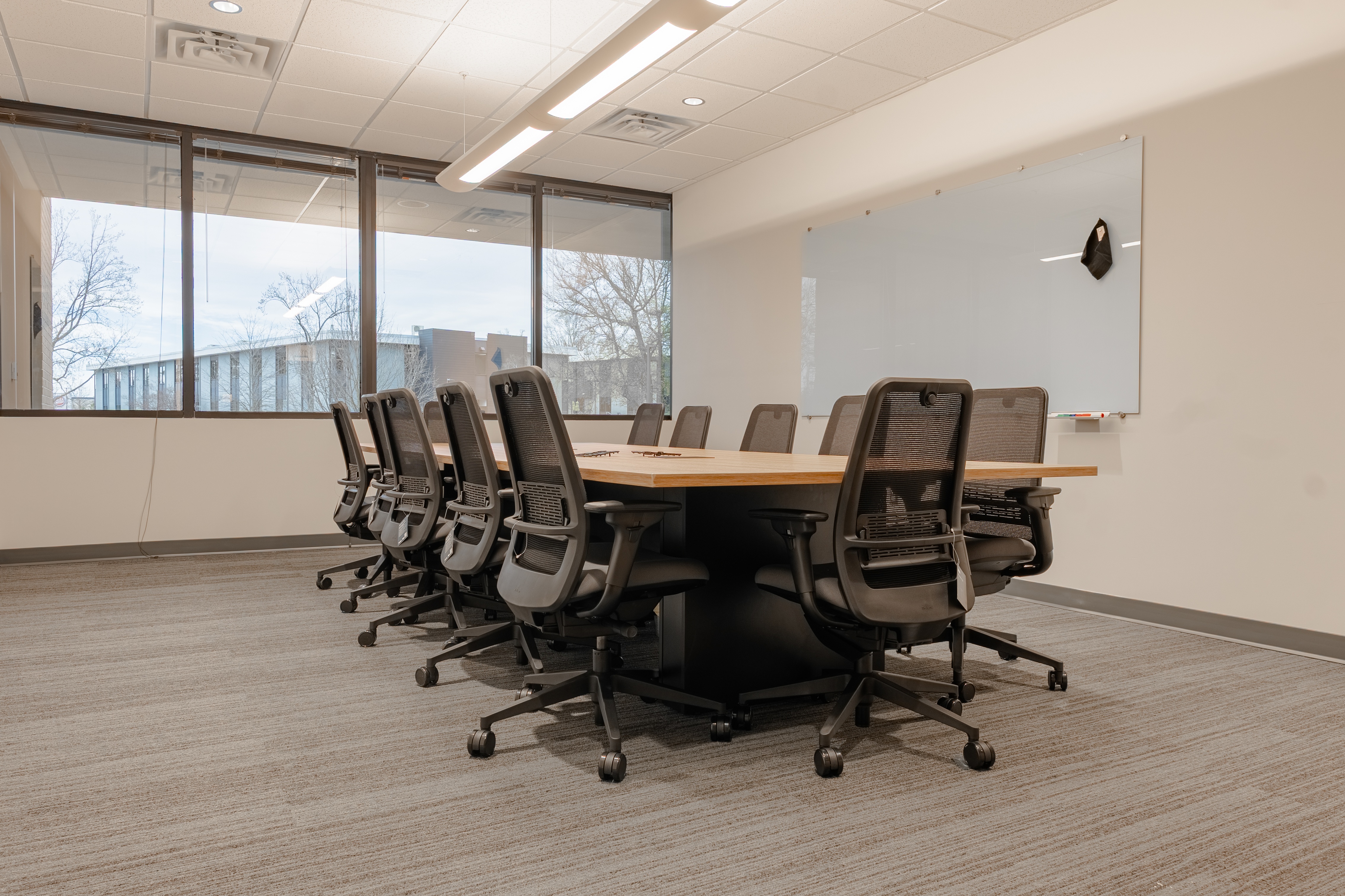 Completed Greenville workspace furniture installation