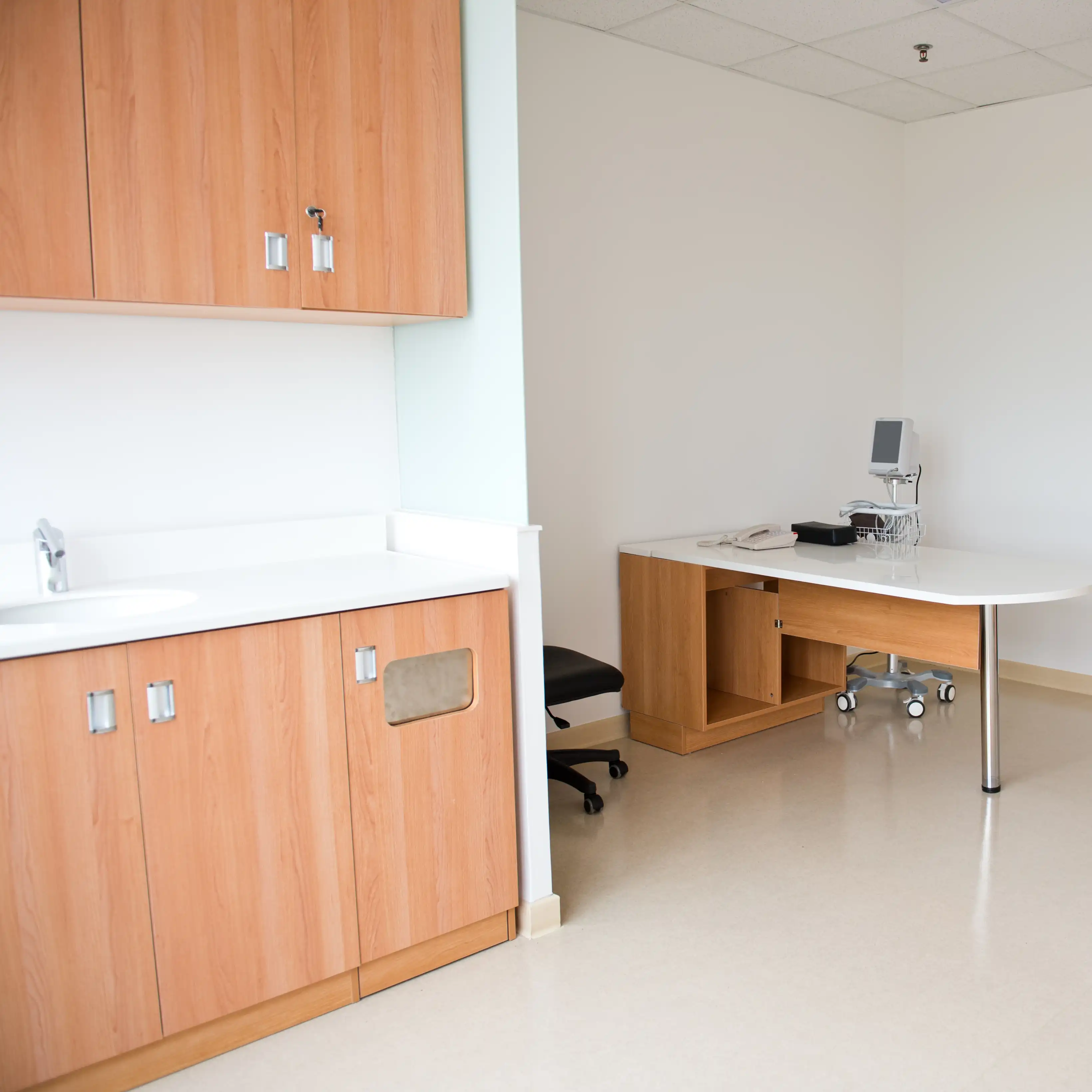 Medical Furniture Installation - Doctors Examination Room