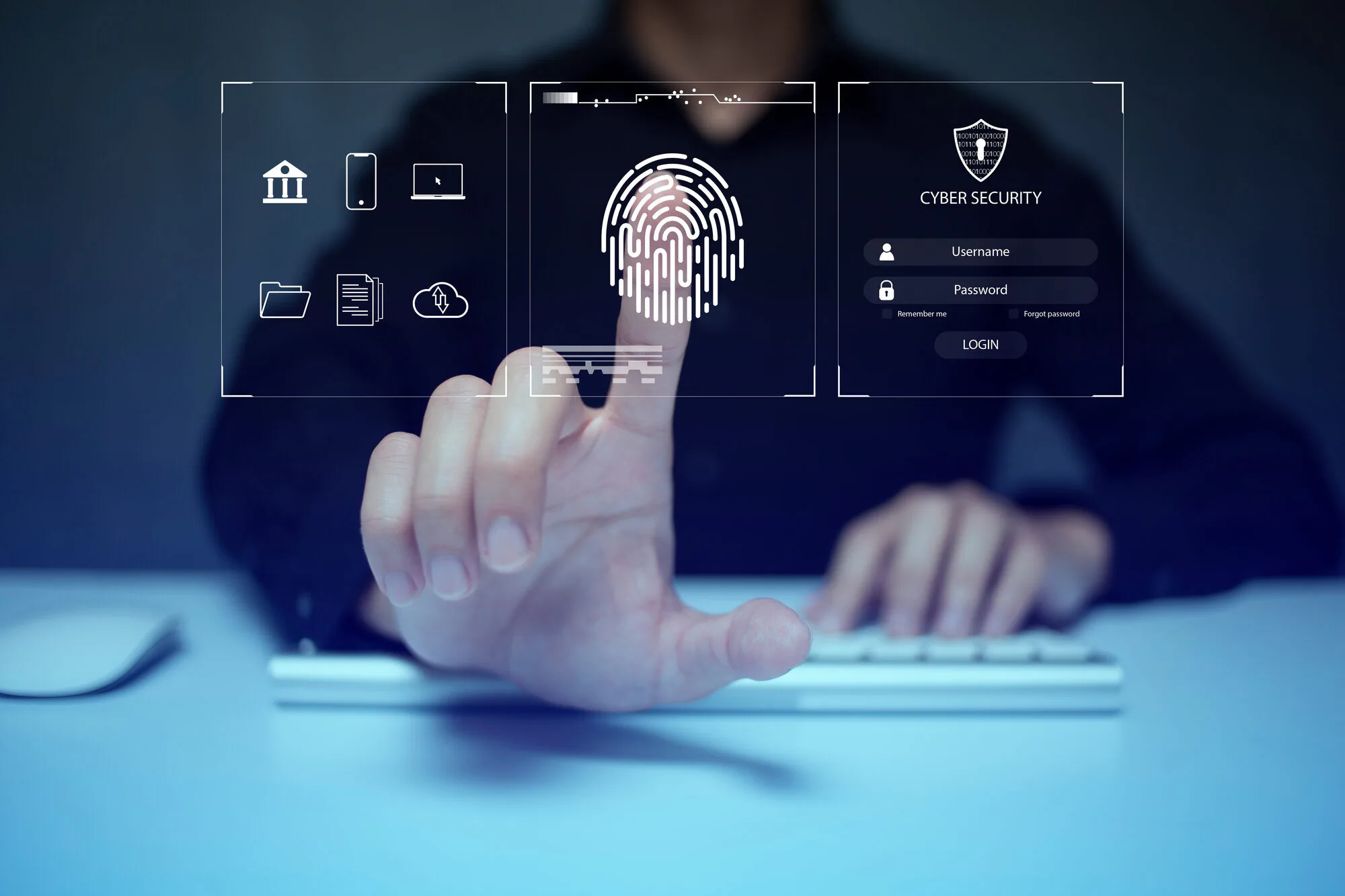 Cybersecurity analyst reviewing security alerts and dashboards