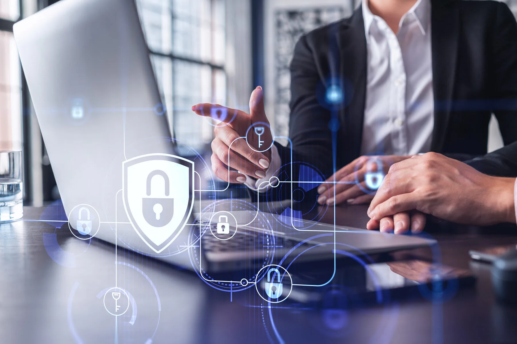 Cybersecurity analyst monitoring threats in a security operations center